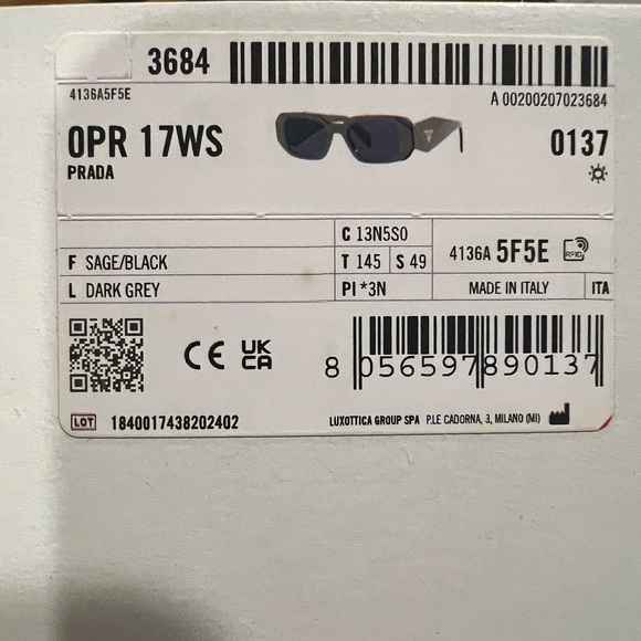 Prada Green Sunglasses NWT - Picture 5 of 5